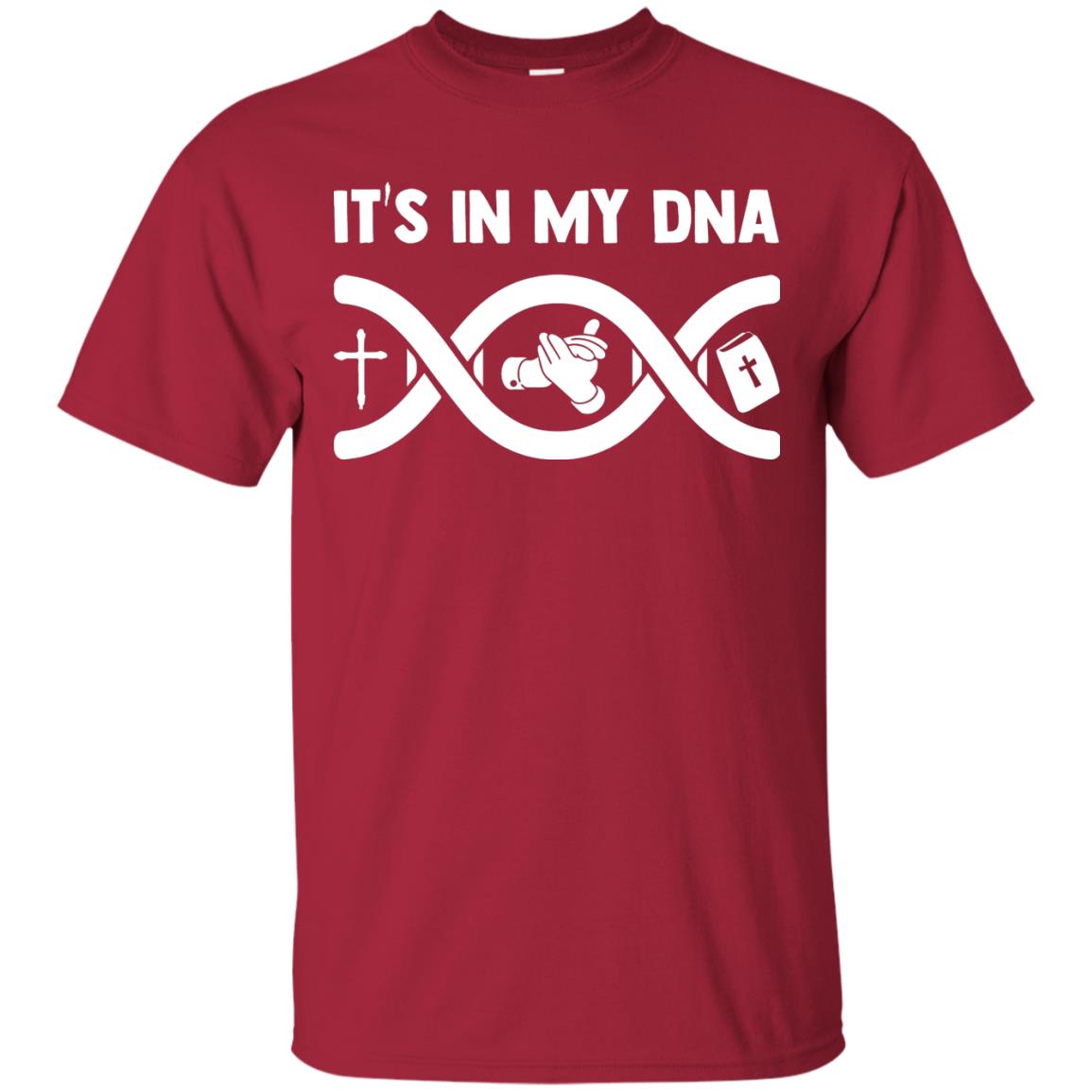 It's In My Dna Christian Shirt Cardinal