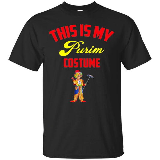 This Is My Purim Costume Purim Day T-shirt Black