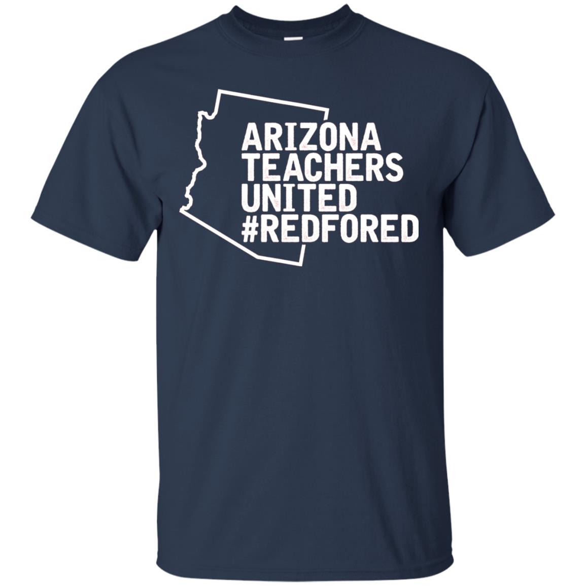 Arizona Teacher Shirt Red For Ed #redfored Navy