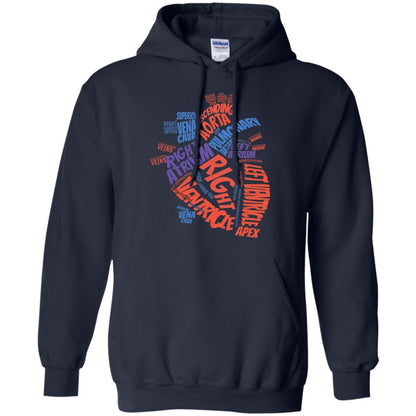 Anatomical Heart T-shirt Navy