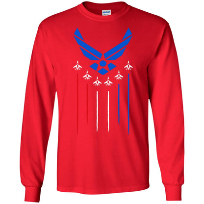 Air Force America Military Shirt Red