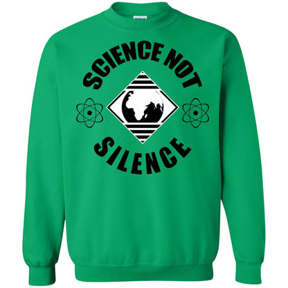Scientist T-shirt Science Not Silence T-shirt Irish Green