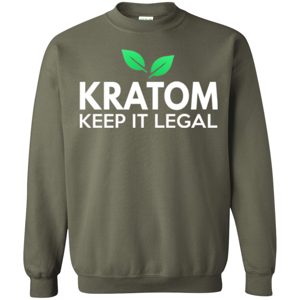Kratom Keep It Legal T-shirt Military Green