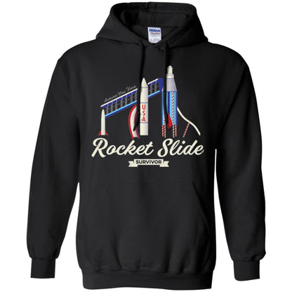 I Survived The Rocket Slide T-shirt Black