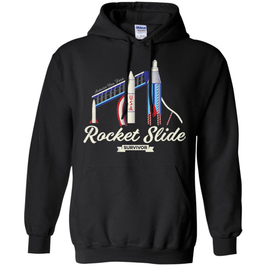 I Survived The Rocket Slide T-shirt Black