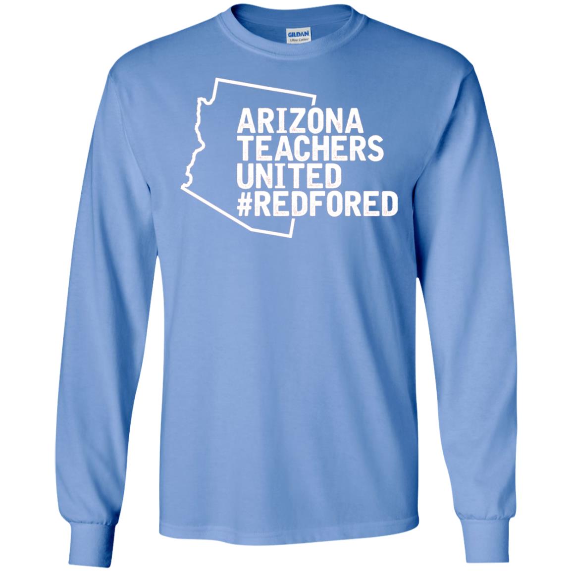 Arizona Teacher Shirt Red For Ed #redfored Carolina Blue