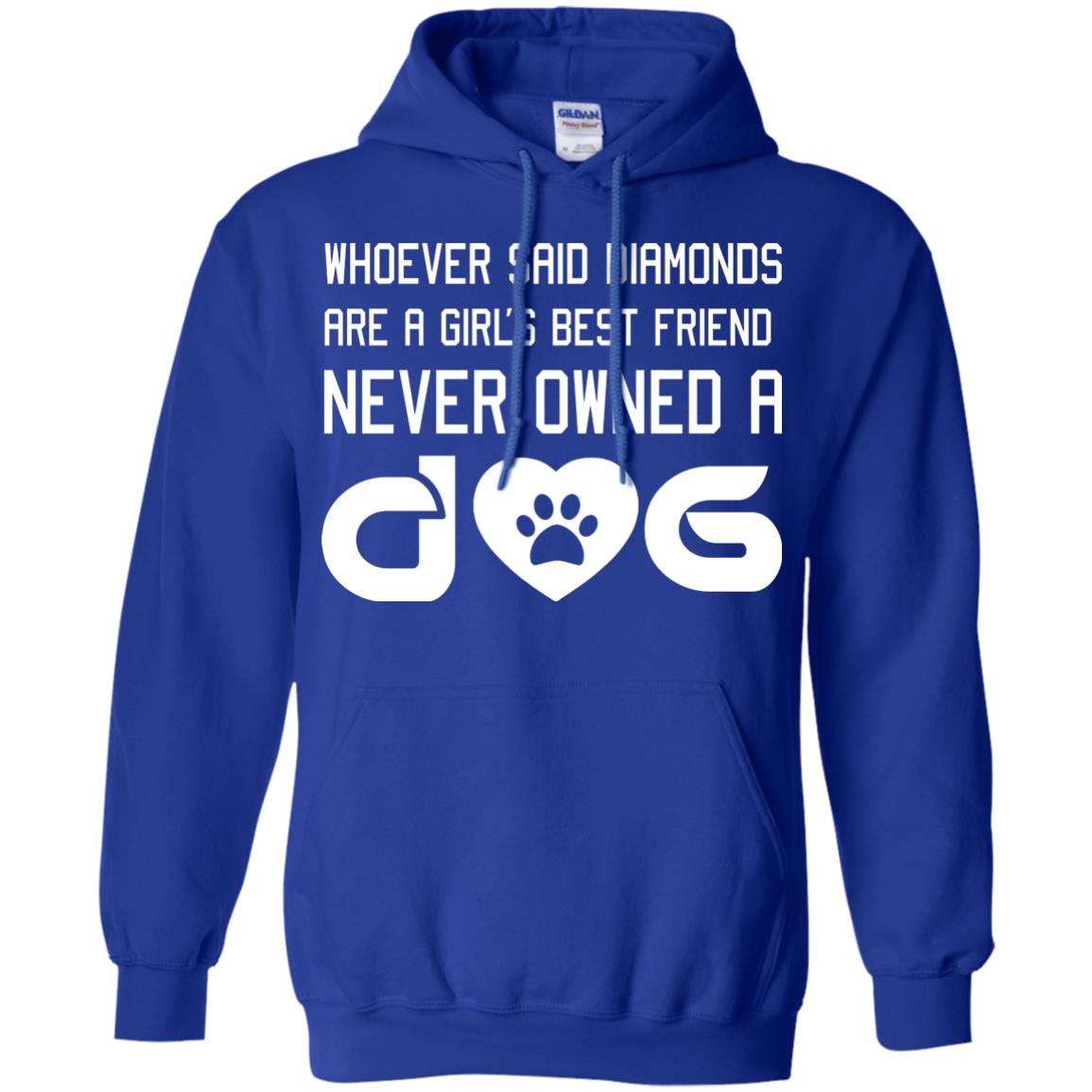 A Girl’s Best Friend Never Owned A Dog Best Dogs Shirt For Girls Royal