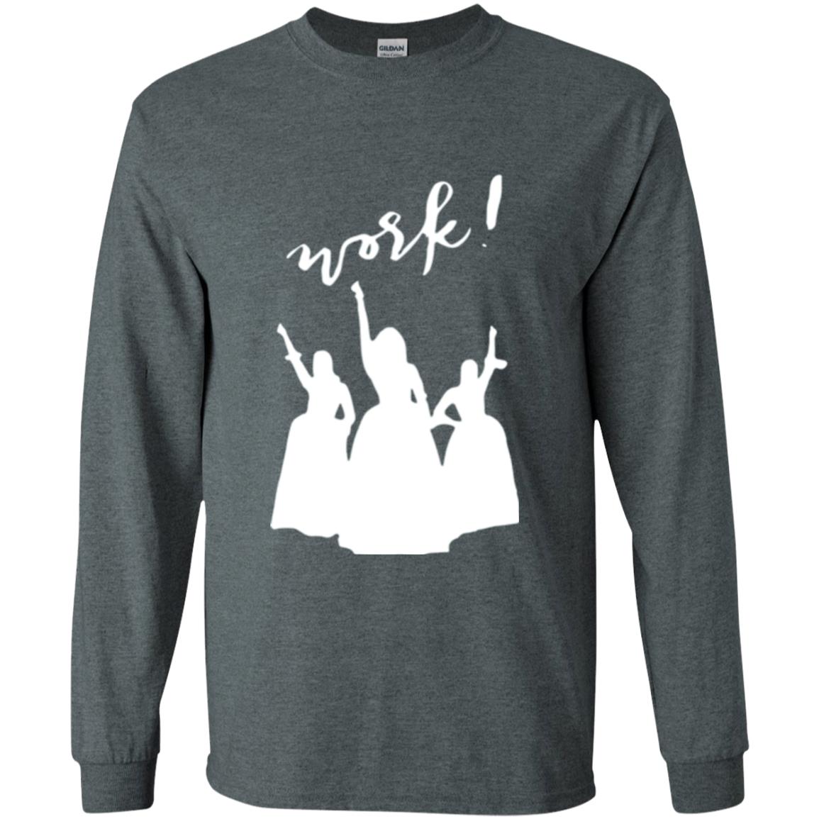 Schuyler Sisters T-shirt Work Dark Heather