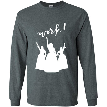 Schuyler Sisters T-shirt Work Dark Heather