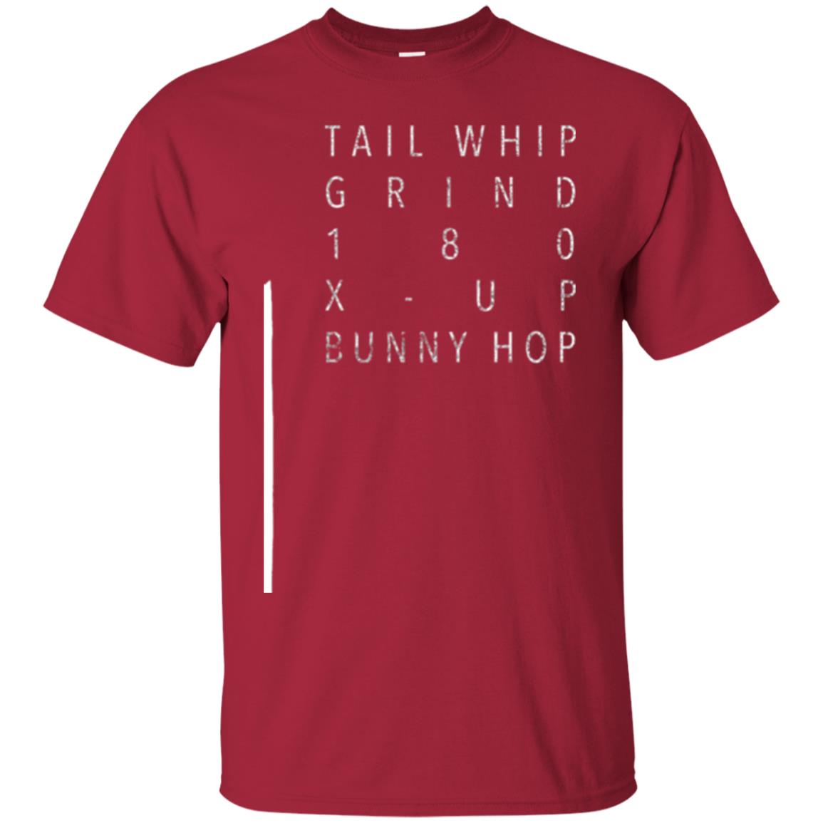 Scooter Tricks T-shirt Tail Whip Grind 180 X-up Bunny Hop Cardinal