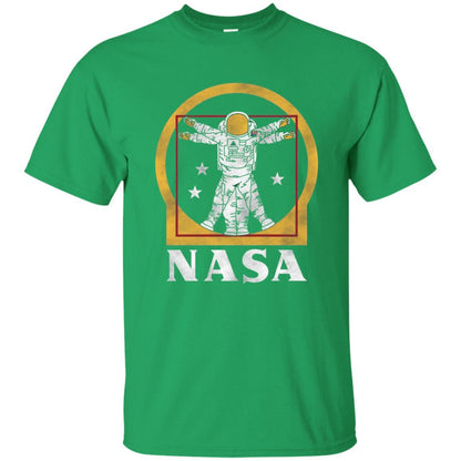 Vitruvian Astronaut T-Shirt Irish Green
