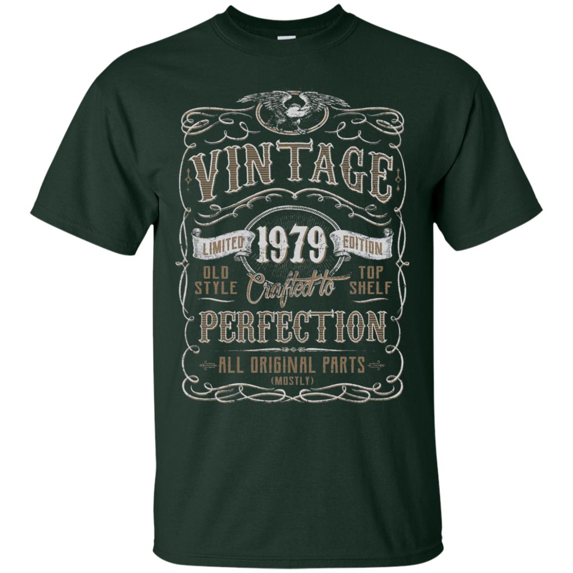 Vintage 1979 Birthday Gift Idea Shirt Forest