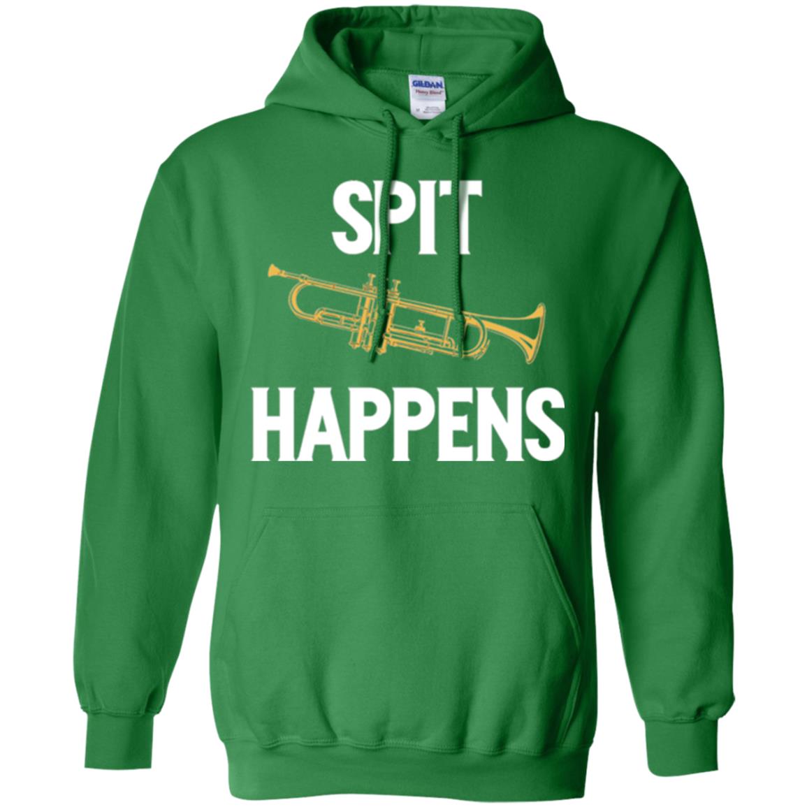 Trumpet Players T-shirt Spit Happens Irish Green