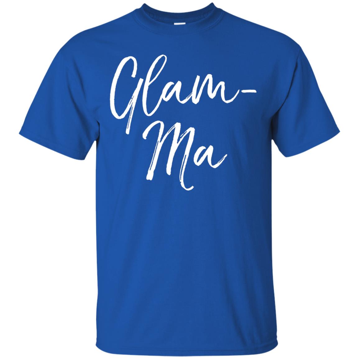 Glamorous Grandma Fabulous T-shirt Glam-ma T-shirt Royal