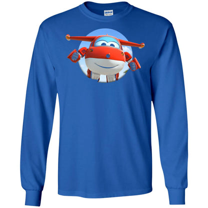 Super Wings Jett Movie Lover T-shirt Royal