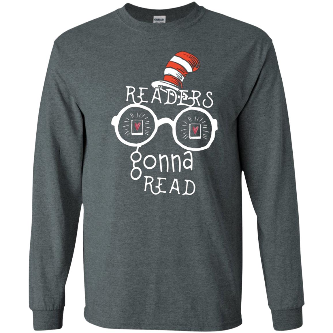 Readers Gonna Read Bookworm T-shirt Dark Heather