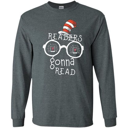 Readers Gonna Read Bookworm T-shirt Dark Heather