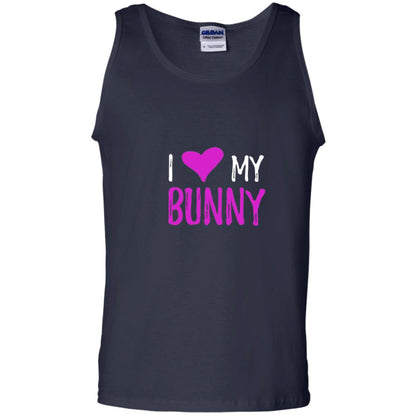 Bunny Rabbit Mom Shirt I Love My Bunny Navy