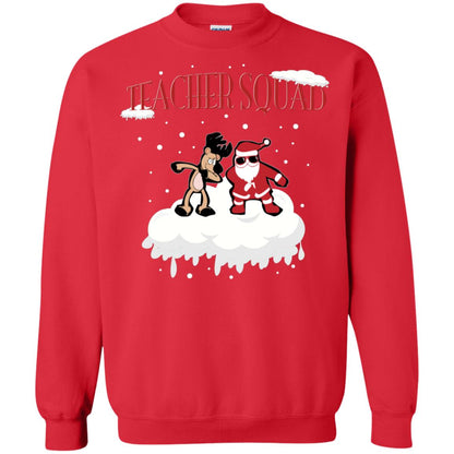 Teacher Squad Teaching X-mas Gift Shirt Red