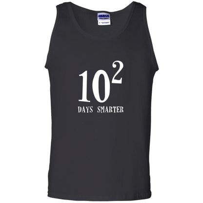 Funny Math 100th Day T-shirt 10 Squared Is 100 Days Smarter Black