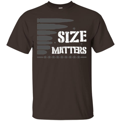 Hunter T-shirt Size Matters Dark Chocolate