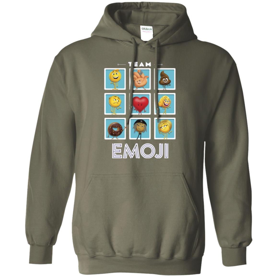 Film T-shirt Emoji Panels Graphic T-shirt Military Green