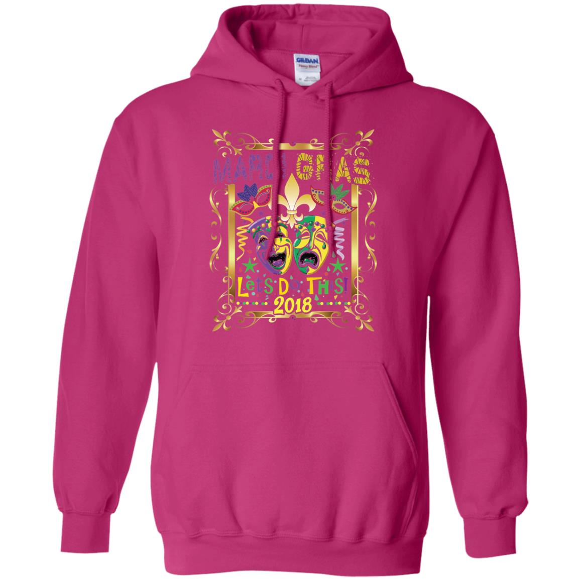 Fleur Symbol New Orleans Parade Mardi Gras T-shirt Heliconia