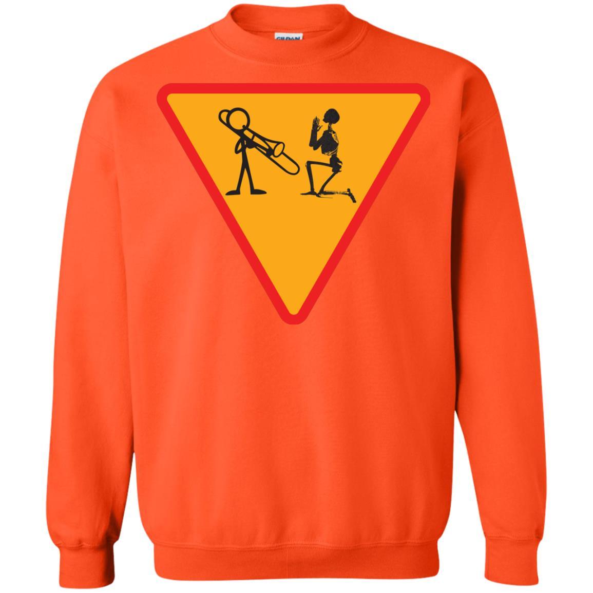 Trombone Lovers T-Shirt Funny Trombone Orange