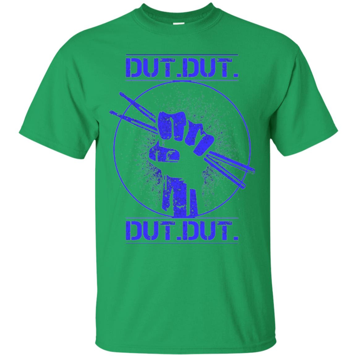 Drum Lovers T-shirt Dut Marching Band Irish Green