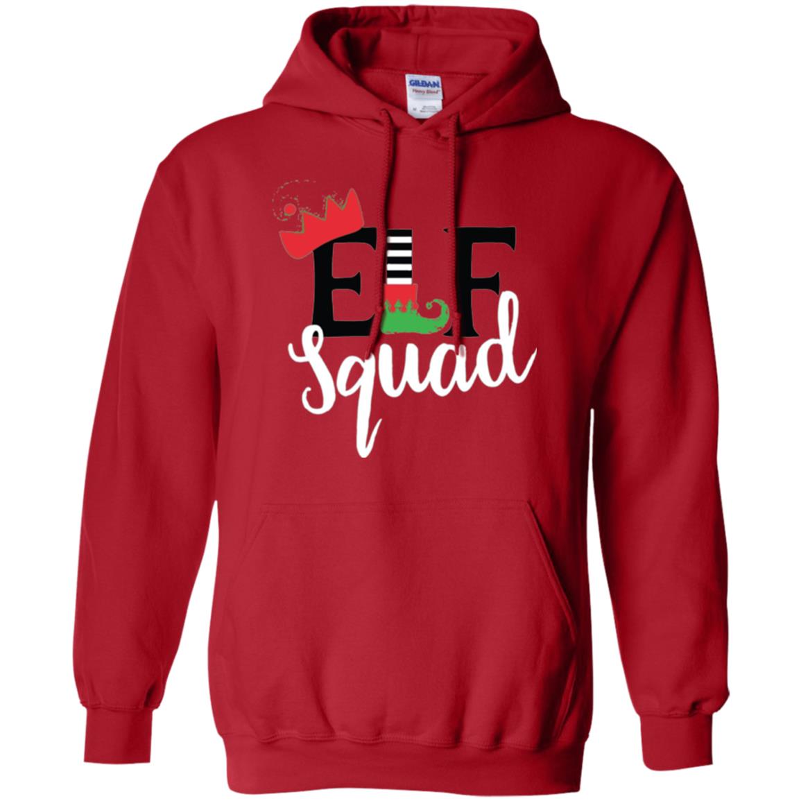 Christmas T-shirt Elf Squad Red