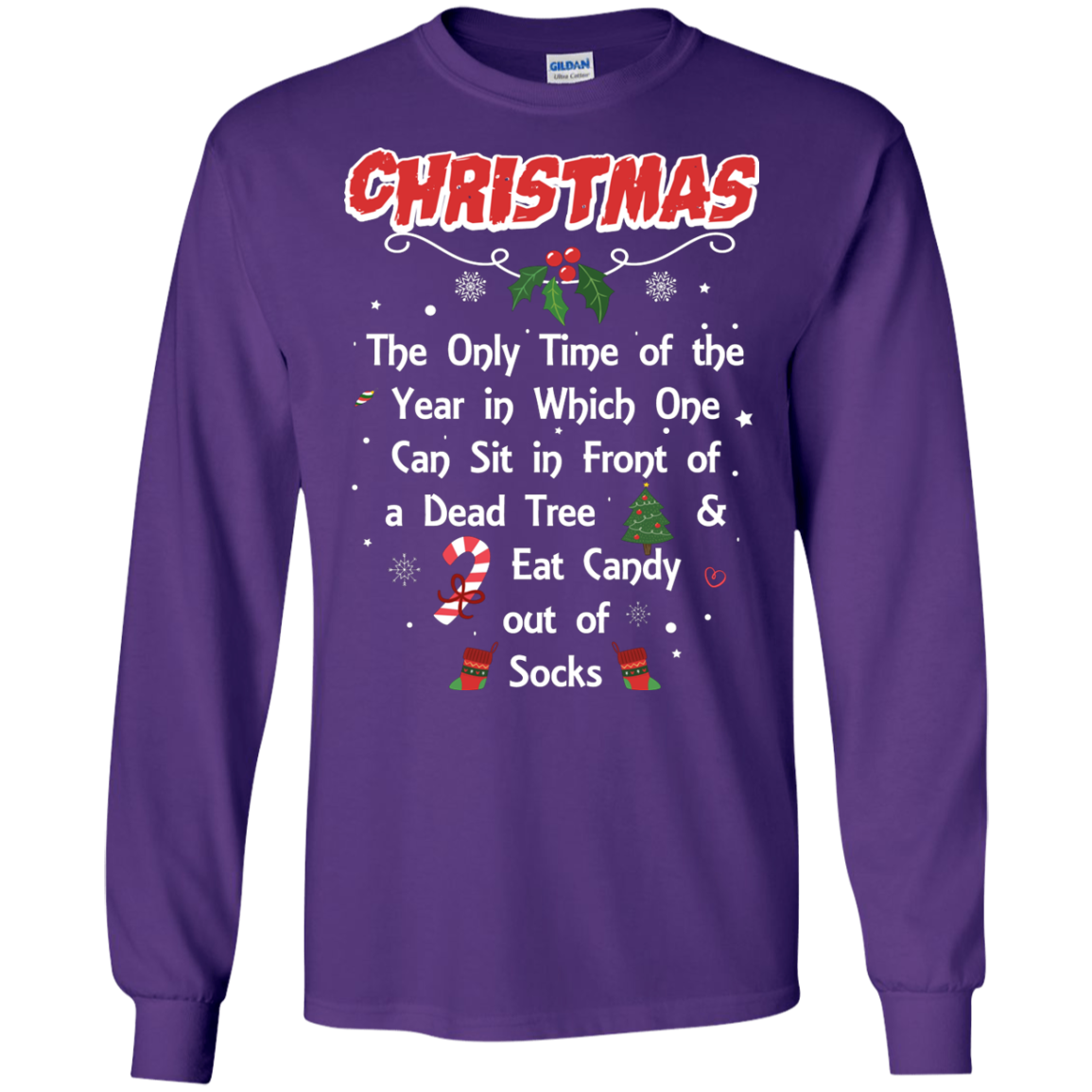 Christmas T-Shirt Purple