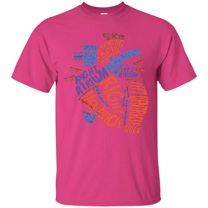 Anatomical Heart T-shirt Heliconia