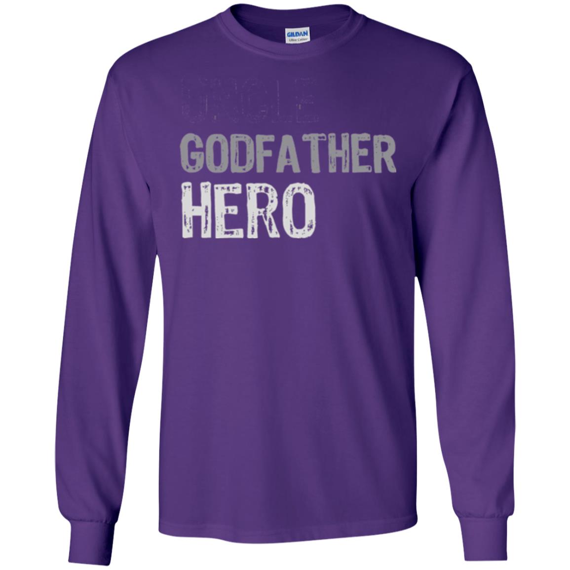Uncle T-shirt Uncle Godfather Hero Purple