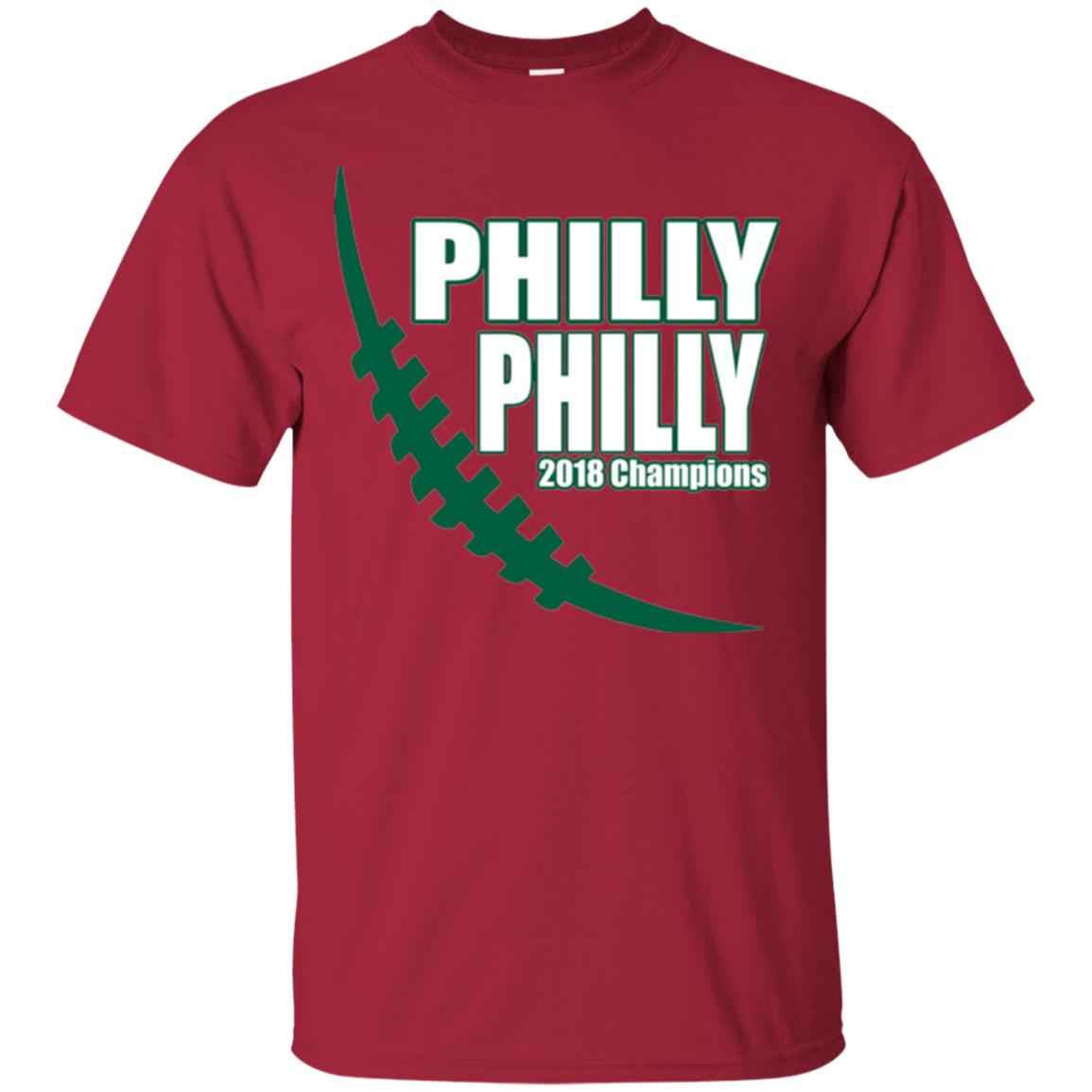 Football Lover T-shirt Philly Philly 2018 Championship Cardinal