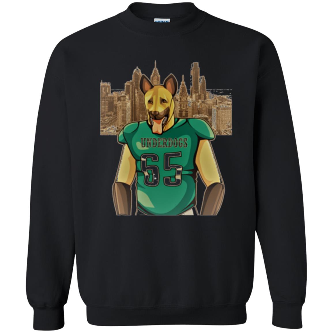 Dog Lover T-shirt Philly Fan Philadelphia Underdogs 2018 Game Day Black
