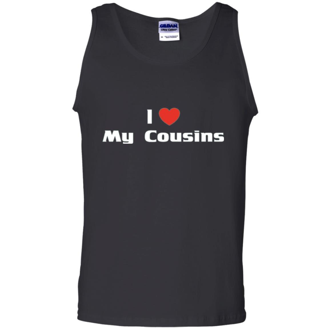 Family T-shirt I Love My Cousins Black