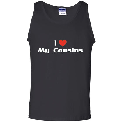 Family T-shirt I Love My Cousins Black