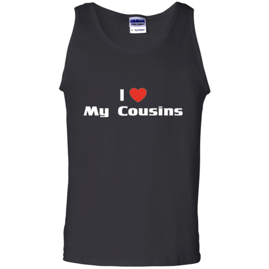 Family T-shirt I Love My Cousins Black