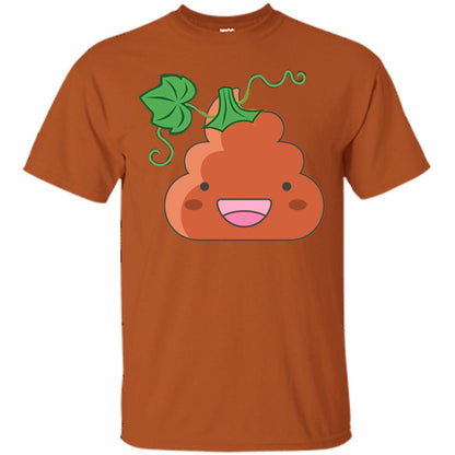 Poop Emoji Pumpkin Funny Halloween T-shirt Texas Orange