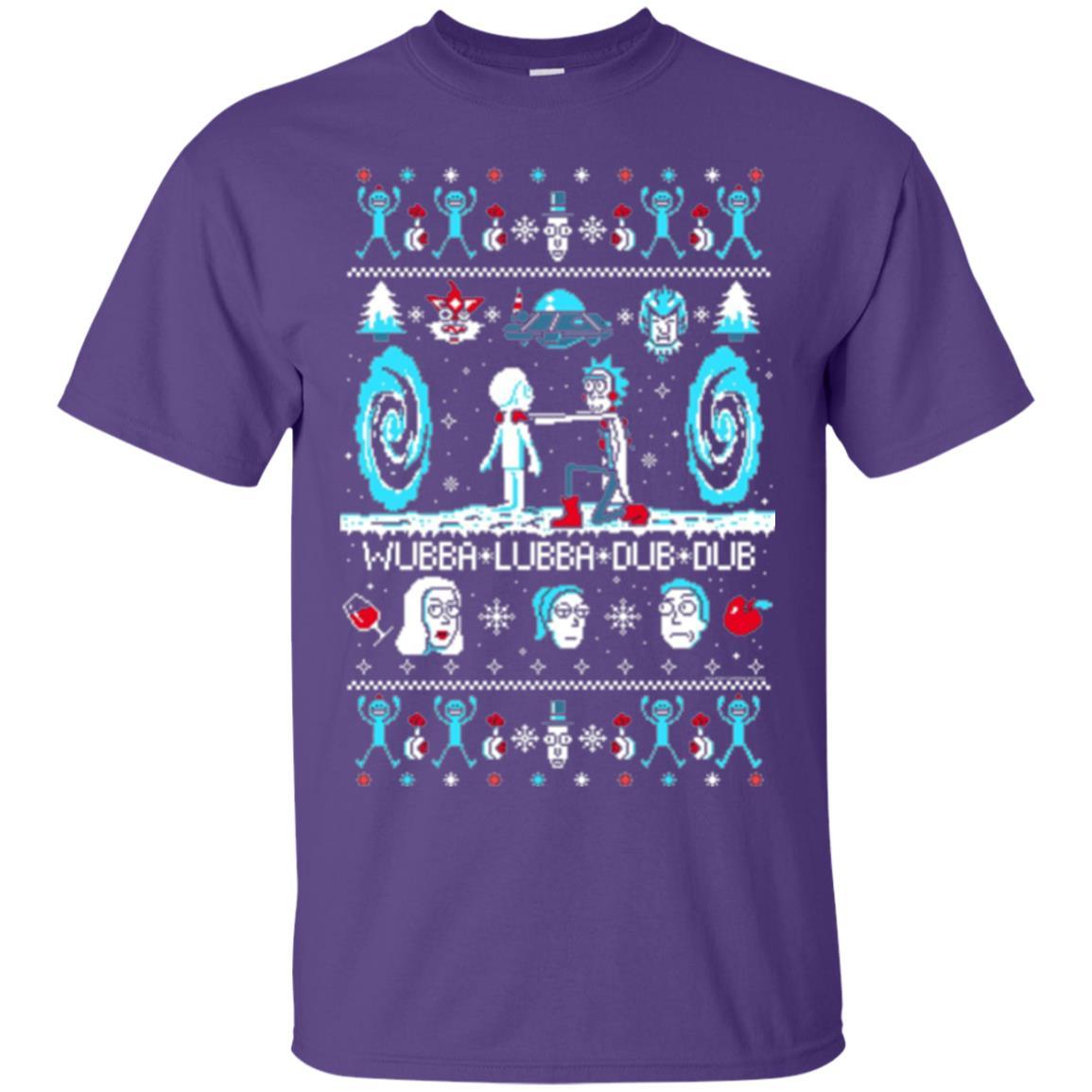 Film T-shirt Build A Snowmorty T-shirt Purple