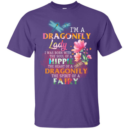 Im A Dragonfly Lady I Was Born With The Soul Of A Hippie The Heart Of A Dragonfly The Spirit Of A Fairy Purple