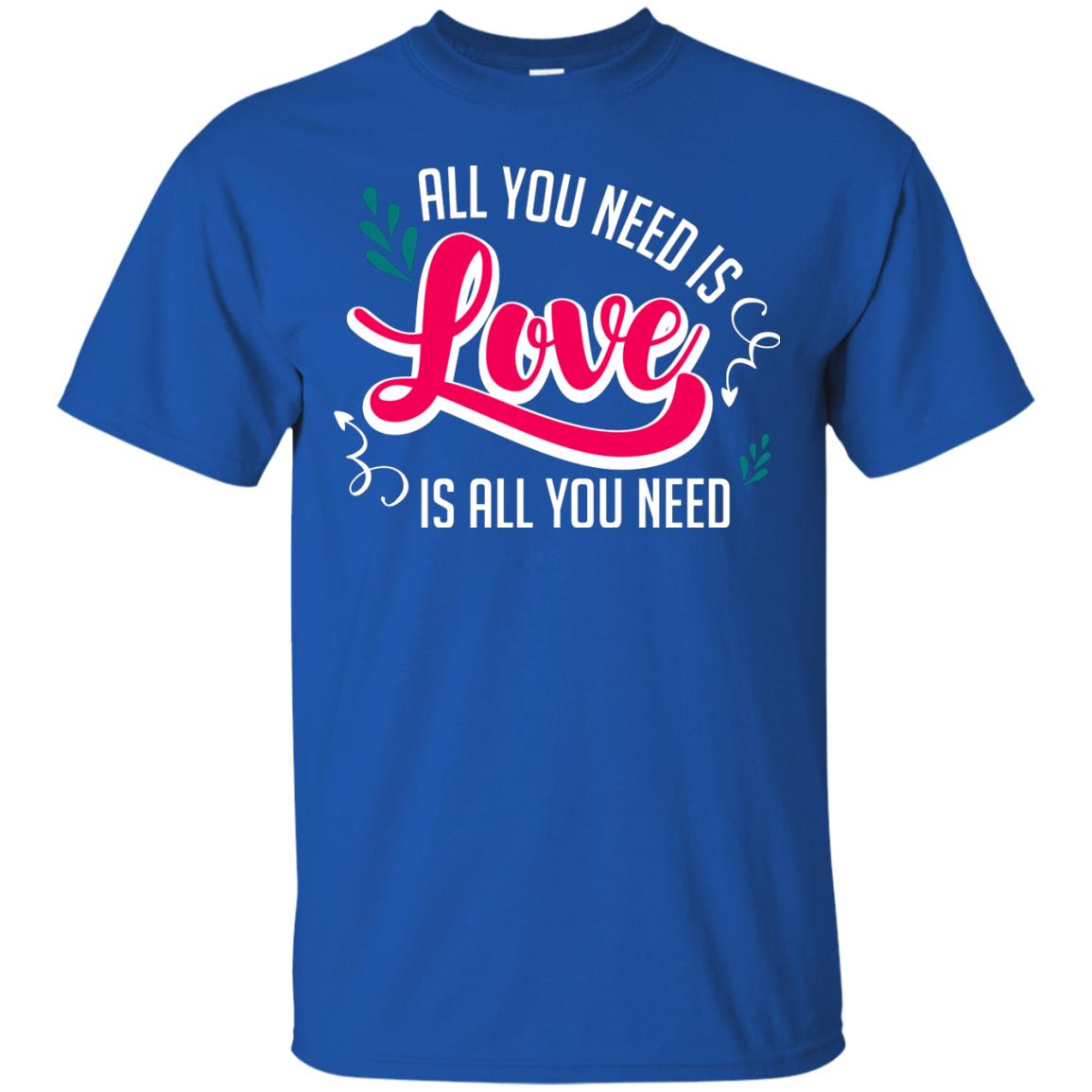 All You Need Is Love T-shirt Royal