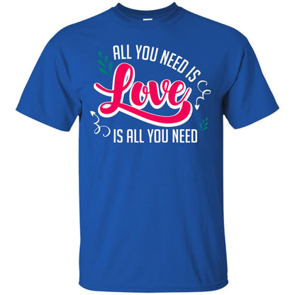 All You Need Is Love T-shirt Royal