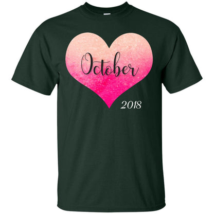 Pregnancy Reveal Announcement Party August 2018 Shirt Forest