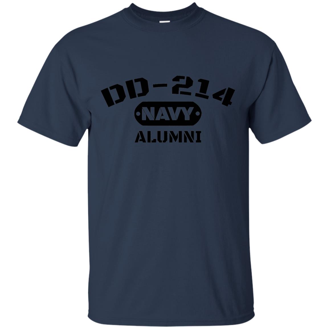 Dd-214 Us Navy Alumni T-shirt Navy