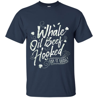 Whale Oil Beef Hooked T-shirt Navy