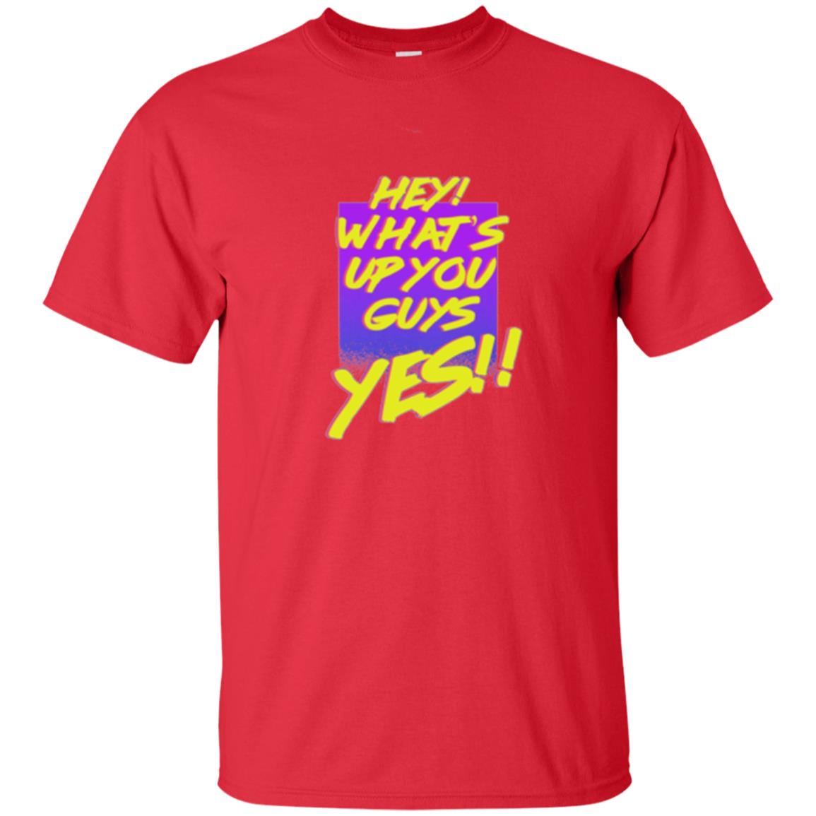 Shane Dawson T-shirt Hey What_s Up You Guys Yes Red