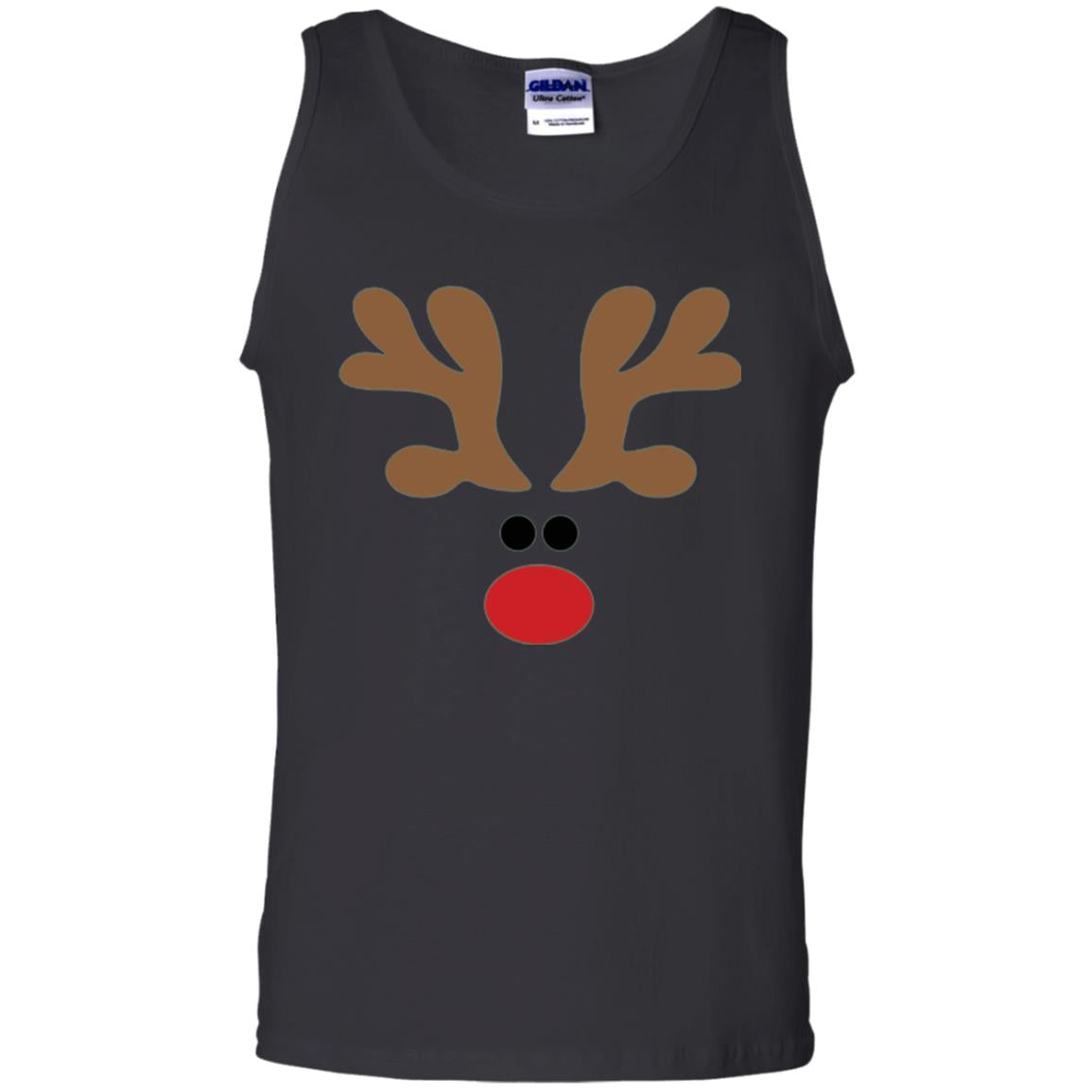 Christmas T-shirt Reindeer Black