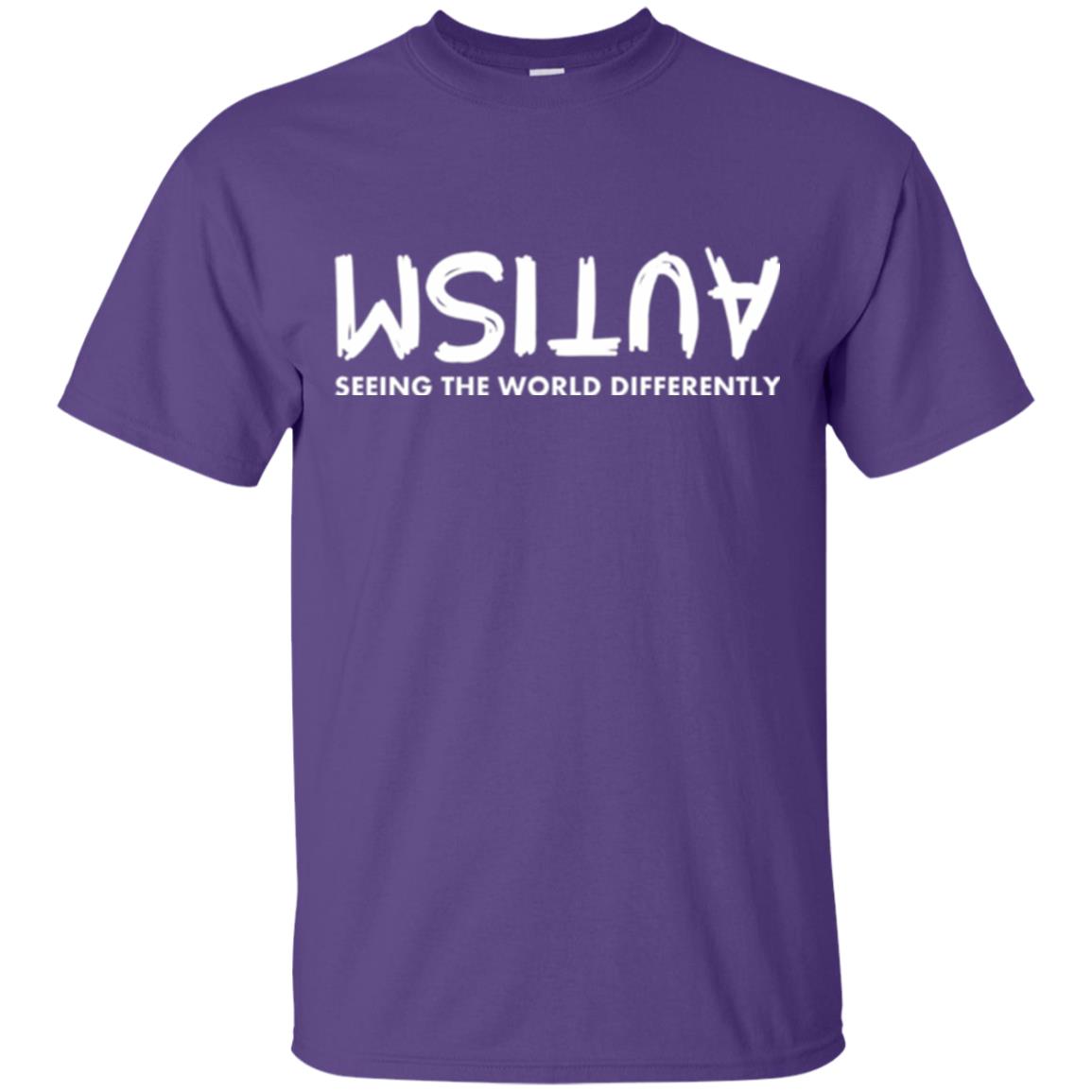 Pround Autism Shirt Seeing The World Differently Purple