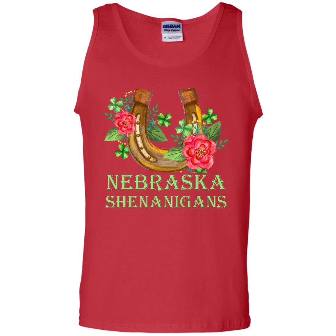 Horse Lover T-shirt Nebraska Shenanigans Red